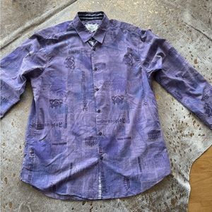 Bugatchi shaped fit dress shirt